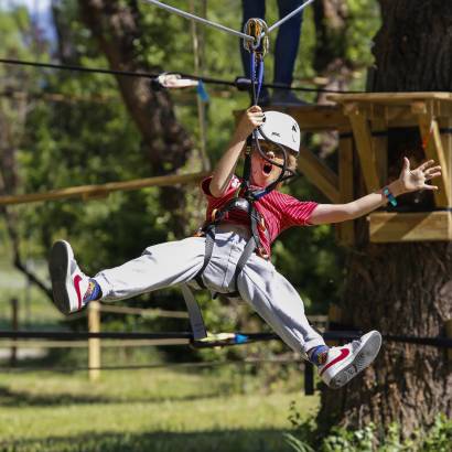 Parcours aventure dans les arbres 