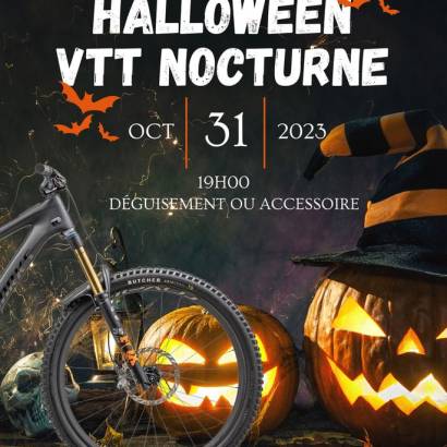 Sortie VTT Halloween (nocturne)