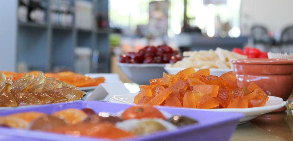 Fruits confits à Aptunion