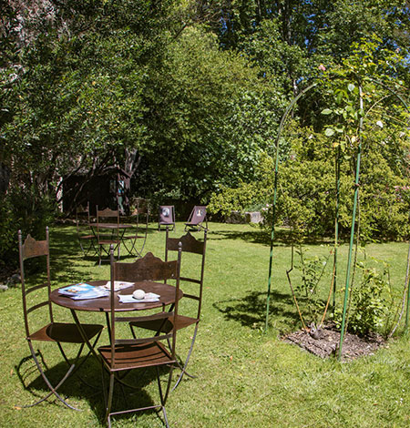 Jardin du musée bibliothèque Pétrarque