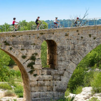 Balade à vélo dans le Luberon sur la voie verte du Calavon