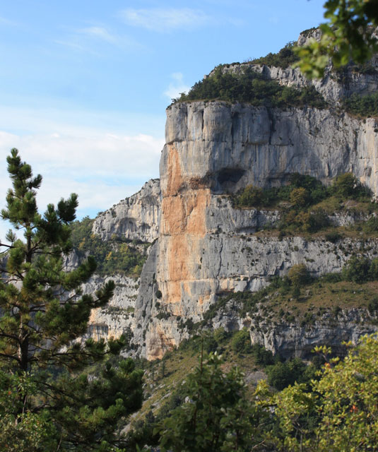 Rocher du Cire dans les Gorges de la Nesque